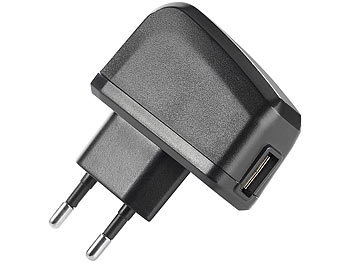 USB-Netzteil-Adapter: revolt Reisefreundliches USB-Netzteil mit 1000 mA Ladestrom