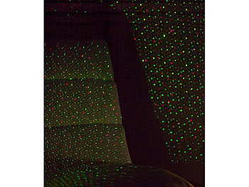 Lunartec Laser-Show Discolicht mit Grün- & Rot Laser und Klang-Steuerung