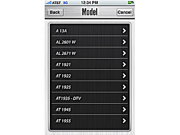 auvisio IR TV-Fernbedienung UFX-31 f. iPhone/iPad/iPod (refurbished)