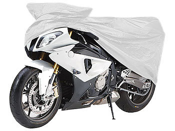PEARL Wasserabweisende Motorrad-Vollgarage 'M' Polyester 203x89x119cm