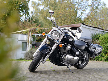 PEARL Wasserabweisende Motorrad-Vollgarage 'XXL' Polyester 272x110x130