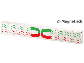 Magnet Messerhalter: Rosenstein & Söhne Durchgehende Magnet-Messerleiste aus gebürstetem Edelstahl, 45 cm