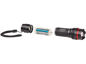 KryoLights Cree-LED-Taschenlampe mit Alu-Gehäuse, 5 Watt, 360 Lumen, IP65