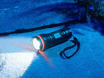 KryoLights Cree-LED-Taschenlampe mit Alu-Gehäuse, 5 Watt, 450 Lumen, IP65
