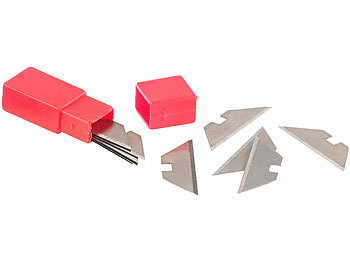 Cutter-Messer: AGT 10 Ersatzklingen für Profi-Mini-Cuttermesser mit Klappsystem, 30 mm