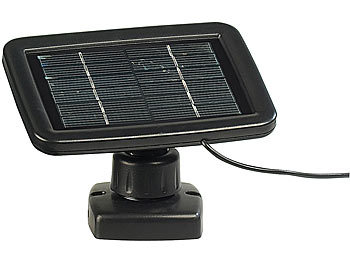 Lunartec Solar-Duo-Strahler mit PIR, 2 x 1 W, schwarz, 2er-Set