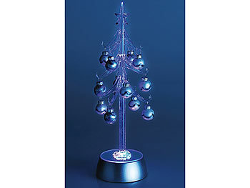 Lunartec Deko-Glasbaum mit wunderschönem LED-Farbspiel