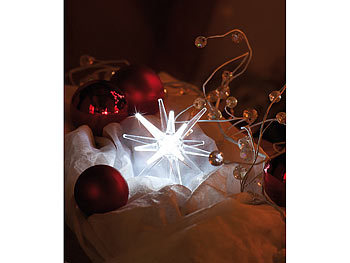 Lunartec Farbwechselnder LED-Stern aus Acrylglas
