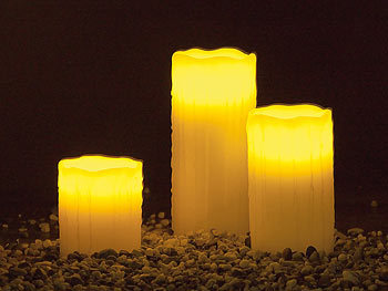 Große LED-Kerzen mit Fernbedienung