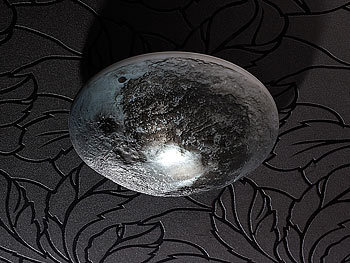 Lunartec Kabellose Mondphasen-Lampe mit Fernbedienung
