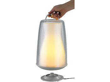 Lunartec Portable LED-Garten- & Tischlampe "Livinglight II" gelb