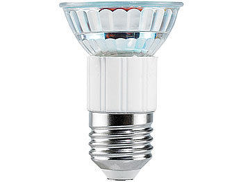 Luminea Dimmbare SMD-LED-Lampe, E27, 48 LEDs, weiß, 270 lm, 10er-Set