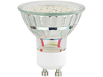 Luminea SMD-LED-Lampe, GU10, 48 LEDs, warmweiß, 250 lm (refurbished)