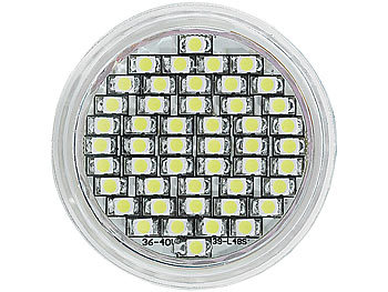 Luminea SMD-LED-Lampe, GU10, 48 LEDs, warmweiß, 250 lm (refurbished)