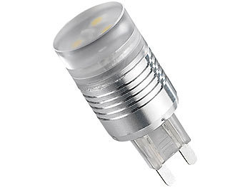 Luminea SMD LED-Energiesparlampe G9, warmweiß, 230V 4er-Pack