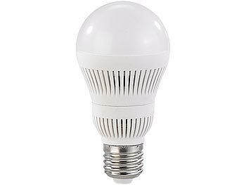 Luminea Highpower-LED-Lampe mit 40 SMD-LEDs, E27, 5W, 6500 K, 300 lm