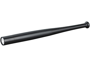 Baseball Taschenlampe: Lunartec 5-Watt-LED-Taschenlampe im Baseballschläger-Design, 55 cm