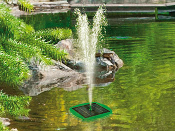 Royal Gardineer Schwimmender TeichSpringbrunnen mit Solarbetrieb