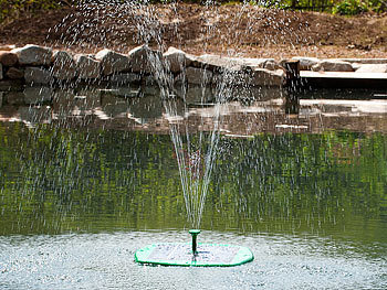 Royal Gardineer Schwimmender Teich-Springbrunnen mit Solarbetrieb