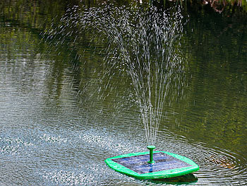 Royal Gardineer Schwimmender Teich-Springbrunnen mit Solarbetrieb