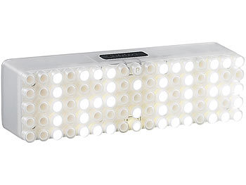 infactory LED-Designer-Wecker "White 24"