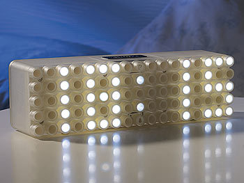 infactory LED-Designer-Wecker "White 24"