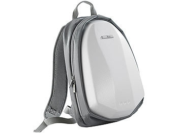 Xcase Hardcase-Rucksack für Net- & Notebooks bis 30,5cm / 13", weiß
