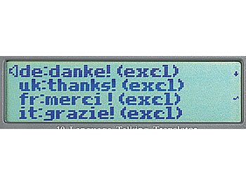 Linguatis Digitaler 10in1-Reiseübersetzer VT-410 mit Sprachausgabe