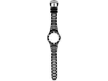 PEARL Armbanduhr mit 4x Wechsel-Gehäuse und Armbändern
