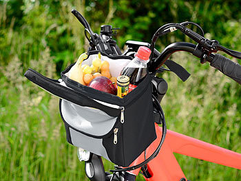PEARL 2er-Set Kühltasche fürs Fahrrad, 5 Liter