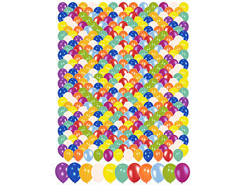 Luftballon Helium: Playtastic 400 bunte Luftballons (30 cm) Megapack