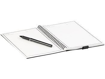 General Office Wiederverwendbares Notizbuch mit schwarzem Stift und App, DIN A5