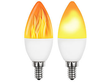 E14-LED-Flammenlampe