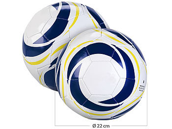 Sportball: Speeron 2er-Set Hobby-Fußbälle aus Kunstleder, 20 cm Ø, Größe 4, 260 g