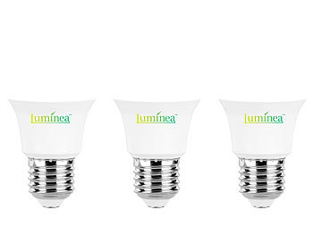 Luminea 9er-Set LED-Lampen E27, 8 W (ersetzt 75 W), 806 Lumen, warmweiß