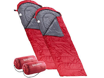 Trekkingschlafsack: PEARL 2er-Set superleichte Sommer-Schlafsäcke, Deckenschlafsack: 210 x 75 cm