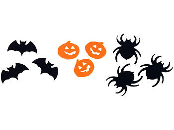 Dekos Halloween: infactory Halloween-Konfetti in 3 verschiedenen Motiven
