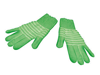 infactory 1 Paar nachleuchtende Handschuhe "Glow-in-the-dark", Gr. S/M