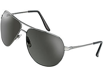 PEARL Sonnenbrille im legendären Piloten-Style (UV-Schutz 400)