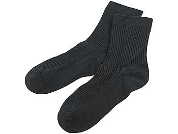 PEARL Socken aus Bambus-Viskose, 3 Paar, Gr. 39-42, schwarz