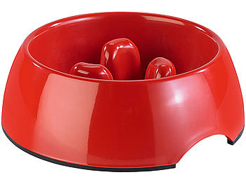 Gobble Stopper Bowls: infactory Anti-Schling-Napf für Hunde und Katzen, 300 ml