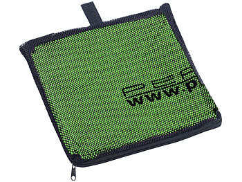 PEARL Extra saugfähiges Mikrofaser-Handtuch, 80 x 40 cm, grün