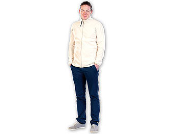 PEARL outdoor Fleece-Jacke für Herren, Größe XL, beige