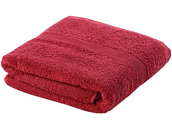 Wilson Gabor Handtuchset aus Baumwoll-Frottee, 10er-Set, rot