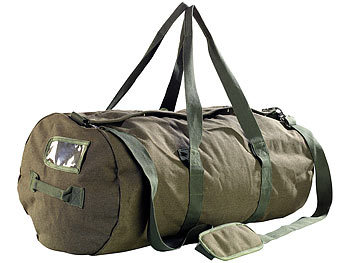 XXL Tasche: Xcase XXL-Canvas-Reisetasche mit gepolstertem Schultergurt, 100 Liter