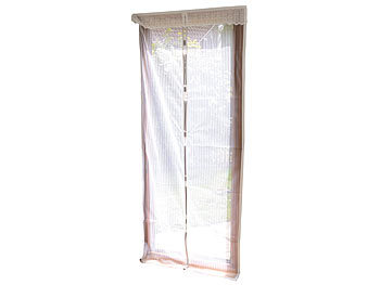Mückenvorhang: infactory Selbstschließendes Fliegennetz für Türen, weiß