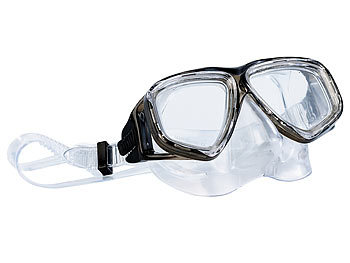 Tauchmaske: PEARL Einsteiger-Schnorchelset mit Taucherbrille und Schnorchel