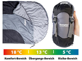 Schlafsack leicht: Semptec Ultraleichter Sommer-Schlafsack, Mikrofaser, 195 x 75 x 60 cm