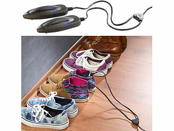 infactory 4er-Set elektrische Schuhtrockner mit UV-Licht