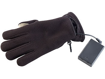 PEARL urban Beheizbare Touchscreen-Handschuhe mit kapazitiven Fingerkuppen, Gr. L